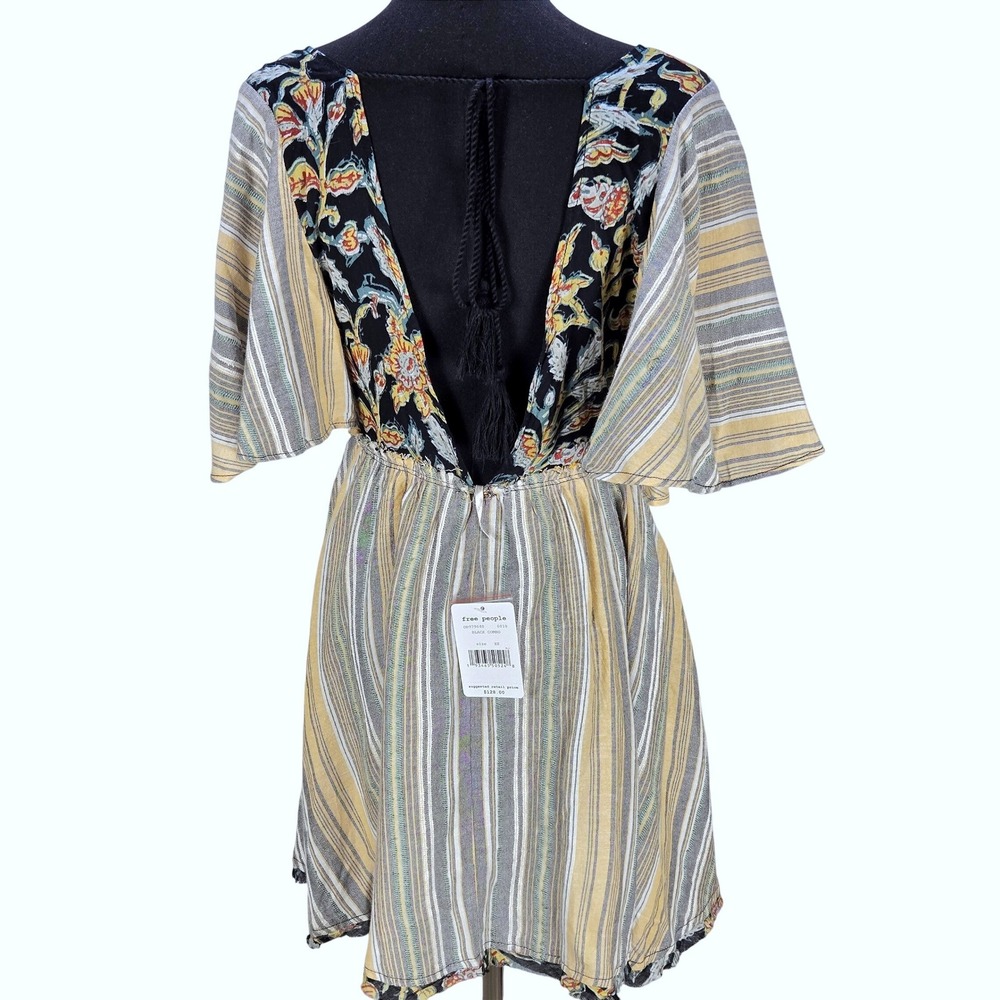 Women's Free People NWT Size XS Under The Sun Mini Dress Boho Festival Summer - Picture 2 of 4